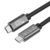 Thunderbolt 5 Cable 80Gbps Support 240W Charging and 16K/ Dual 8K displays Compatible with Apple MacBook Pro, Thunderbolt 4/3 or Most USB C Devices, 1M
