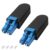 XMSJSIY LC/UPC Fiber Tester Loopback Plug Duplex Singlemode LC 9/125 Tester Connector Standard Fiber Optic Circuitors Signal Test LC Adapter for Testing Application – 2PCS