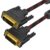 DVI to DVI Cable DVI-D 24+1 Gold Plated Cable Dual Link Support Video Cable Converter Supports Monitor PC TV Gaming Projector -1080p Full HD 60Hz（1.5m）