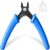 VCELINK Side Wire Cutters Precision Flush Cutters Small Cable Snips Diagonal Pliers Ideal for Electronic Industry Repair, Jewelry Processing, DIY Model Making 129mm Blue