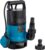 KATSU Tools 400W Portable Submersible Water Pump for Clean and Dirty Water + Float Switch + Quick Connector + 10M Cable, Electric Sump Pump for Garden Pond, Pools, and Ditches