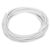 sourcing map 8 Meter/26.24ft 13AWG High Temp Wire, Flexible Mica Cable, Insulated 500 Degrees Celsius High Temperature Braided Wire Cable Resistant Electrical for Lamp Boiler Heater, White