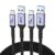 Android Auto USB C Cable [2m 2Packs], 10Gbps Data Transfer USB A to USB C Cord Compatible with Car Play, Car Charger, iPhone 16/15, Samsung Galaxy