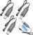 USB Charging Cable 3 PCS USB Charger Cable with SM-2P,RC Car Battery Charger 3.7 V Battery Charger,Lithium Battery Cable for NiCd/NiMH/,Battery Cable with LED Indicator for RC Car Child Toy Car