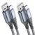 2-Pack 2M USB C Cable 3.1A Fast Car Charger Cable Compatible for iPhone 17 air 16 15 Plus Pro Max, Samsung Flip/Fold 7 6 5 4 3 S25 S24 S10 S20 S21 S22 S23 A16/15/14/13/12 A35/A34 A56/55/54, Pixel