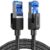 UGREEN Cat 8 Ethernet Cable 6FT, High Speed Braided 40Gbps 2000Mhz Network Cord Cat8 RJ45 Shielded Indoor Heavy Duty LAN cables Compatible for Gaming PC PS5 Xbox Modem Router 6FT