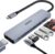BENFEI USB C Hub 7 in 1, with HDMI 4K,2 USB Ports,SD/TF Card Reader Compatible with MacBook Pro 2019/2018/2017, Samsung Galaxy S9/S8[Aluminium Shell&Nylon Cable