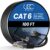Ultra Clarity cables Ethernet Cable Cat6 30M/100ft, High-Speed 10Gbps LAN Cable with Gold Plated RJ45 Connector for Router, Modem, PC, Switches, Hub, Laptop, Black, 1 Pack