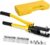 COSTWAY 16 Tons 11 Dies Hydraulic Crimper, 16-300mm² Electric Battery Cable Lug Terminal Hydraulic Crimper Tool with Carry Case