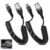 Coiled USB C Cable 2pcs 0.1M-1M Short USB-A to USB-C 120W Fast Charging Cord Car Spiral Type C Charger Cable with 480MBPS Data Tranfer for Samsung Galaxy Huawei Google Oneplus CarPlay Android Auto