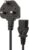 Double Dragon UK 3-Pin Plug to IEC C13 Power Cable – 3 Metre | 10A Fused BS1363 Plug | VDE Certified H05VV-F 3G 1.0mm² Copper Core | CE & BS Approved Black PVC Kettle Lead for PC, Monitor, Printer etc