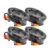 4 Pack 10M / 32 feet BNC Video Power Cable 2-in-1 Pre-made Black Security Camera CCTV Cable for HD Surveillance Camera and DVR System Installation
