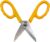Miller KS-1 Yellow Fiber Optic Kevlar Scissors, Easily Portable Utility Scissors for Working Technicians, Electricians, and Installers, Heavy-Duty Cable Cutters, 5.5 Inches