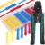 Wire Connectors Assortment Kit Crimper Stripper Crimping Tool 22-10 AWG Insulated Electrical Automotive Straight Splice Wiring Crimp Terminals