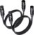 Cable Matters 2-Pack Premium XLR to XLR Microphone Cable 0.9 m, XLR Cables, Mic Cable