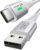 INIU USB C Charger Cable, [2m White] 3.1A Type C Cable Fast Charging, Braided USB A to USB-C Phone Charger Cable USBC for iPhone 17 16 Pro Samsung Galaxy S25 S24 S23 Huawei P9 Pixel 10 9 iPad etc.