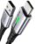 INIU USB C Charger Cable, 1m 3.1A Type C Cable Fast Charging, Braided USB A to USBC Phone Charger Cable USBC for iPhone 17 Pro Max Samsung Galaxy S25 S24 Ultra Huawei P9 Pixel 10 9 Pro iPad PS5 etc.