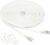 Amazon Basics Cat 7 Flat Ethernet Cable, 9.1 m (30ft), 600MHz Shielded, Snagless RJ45, with Nails for Easy Installation, White