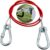 HowseHold Caravan Breakaway Cable – 1m x 3mm Heavy-Duty Trailer Breakaway Cable with Carabiner, Quick Fit Break Away Safety Cables, Quick Fit Emergency for Trailers and Caravan Accessories