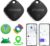 ATUVOS Dual System Air Tracker Tag PRO 2 Pack, Smart Key Finder Works with Android Google Find Hub or iOS Apple Find My APP, Bluetooth Item Locator for Luggage, Suitcase, Bags