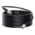 Boobrie 15M BNC SDI Cable 75 Ohm RG6 BNC Male to Male Extension Cable Black Video Coaxial Cable Low Loss for CCTV, Security Camera, DVR, 3G-SDI, Surveillance Systems