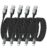 USB Type C Cable Fast Charging, 5 Pack[3/6/6/10/10FT] Braided C Charger cables Compatible with iPhone 16/15, Samsung Galaxy S10 S9 S8 Plus, Note 10 9 8, LG V50 V40 G8 G7(Grey)