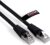 rhinocables CAT 6a Ethernet Cable | 10Gbps S/FT High-Speed & Large Bandwidth Data Transfer | Reliable LAN Network RJ45 Cable | Wi-Fi Broadband Cable for Seamless Gaming & Streaming (5m, Black)