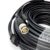 UKVISION 20m Professional Copper RG59 BNC Video and DC Power Shielded CCTV Cable- Shotgun Cable Compatible with TVI HD CCTV Security Systems