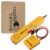 Wire Tracer Cable Finder Tone Generator High Accuracy Inductive Amplifier LAN Cable Tester Kit RJ11 Adjustable Volume Sensitivity – Telephone Line Finder Network Cable Collation