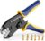 haisstronica Crimping Tool for Non-Insulated Open Barrel Terminals Receptacles 0,5-6m㎡(AWG 22–10) Crimper,Wire Crimping Tools for Spade Connectors