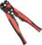 Amazon Basics Self-Adjusting Wire Stripper, Black/red