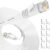 Nixsto Ethernet Cable 7M, Cat6 Ethenret Cable Flat Design High Speed with Network Patch Cords, LAN Cable Clips&Rj45 Connector for Router Modem Faster Than Cat 5e/Cat 5-White