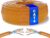 Mr. Tronic Bulk Cat 6 Ethernet Cable 100m, High Speed LAN Ethernet Network Cable, 100m Bulk Cat6 Internet 1 Gbps, 250 MHz, ADSL AWG24, UTP CCA (100 Meters, Orange)