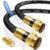 Nixsto RG6 Coaxial Cable, 3FT 6FT 10FT 15FT 25FT 50FT 100FT Coax Cable Cord with Gold F-Type Connector, High Speed Internet, Digital TV Aerial for HDTV, Satellite, Antenna, Modem with Extender- 15ft