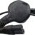 3 metre Figure 8 C7 mains power cable 2 pin IEC fitted with UK plug. Made in the UK