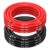 6 AWG Silicone Wire by MMOBIEL – 6 Gauge Tinned Copper Cable, 2 x 8.2ft (2.5m) 1 Red & 1 Black, Flexible High Temp Battery Wire for Automotive, Marine, RV, Solar, Inverter, Welding, HVAC