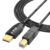 G-PLUG USB 2.0 Printer Cable A to B 2m High Speed Lead for Printer, Scanner, Fax, DAC, Laptop, PC