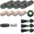 CTRICALVER Waterproof Junction Box Outdoor Cable Connector New IP68 Connector External Sleeve Coupler 5mm-14mm (Pack of 4)