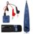 Tone Generator and Probe Kit, Wire Tracer Circuit Tester 200EP High Accuracy Inductive Amplifier Cable Toner RJ11 Adjustable Volume with Storage Bag, Telephone Line Finder Network Cable Collation