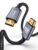 JSAUX 4K HDMI Cable 3M, Ultra High Speed 18Gbps HDMI 2.0 Cable Lead Support 4K@60Hz HDR, HDCP 2.2, 2160P, HD 1080P, Ethernet, 3D, ARC Compatible with Fire TV, Apple TV, PlayStation PS4 PS3 PC – Grey