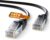 Mr. Tronic Outdoor Waterproof Cat 6 Ethernet Cable 20m, High Speed LAN Ethernet Network Cable with RJ45 Connectors Cat6 Internet, ADSL AWG24 Patch, UTP CCA (20 Meter, Black)