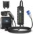7.4kW EV Charger Type 2 Cable to CEE Plug with 6M Cable, Single-phase [32A | 24A | 16A | 240v] Adjustable Current, Mobile Charging Station for Electric Vehicle, IP66, Storage Bag
