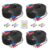 ANNKE 4 Pack 30M/100ft All-in-One BNC Video Power cables, Extension Surveillance Camera cables for CCTV Security DVR System Installation, 8 x BNC Connectors and 100pcs Cable Clips Included