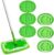 Vicloon 6 Wipes Reusable for Sweeper Mop, Washable Microfiber Sweeping Mop Refills, Reusable for Swiffer Floor Mops, Dry Sweeping Cloth Wet Mopping Cloths for Surface/Hardwood Floor Cleaning