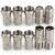 F Plug Connectors Waterproof Micro Screw/Twist On Aerial Coaxial Cable RG6 for Satellite TV Sky NTL (silver)