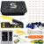 RJ45 Pass Through Ethernet Network Crimping Tool Kit Set All in One Cable Tester PassThrough Crimper for Cat5 Cat6 Cat7 Cat8 RJ11 Telephone Line Connector–Cable Cutter Stripper Punch Down Screwdriver
