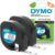 DYMO Branded LetraTag Plastic Labels | 12 mm x 4 m Roll | Black Print on White | MultipurposeSelf-Adhesive for LetraTag Label Makers | 2 Count