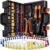 SOMELINE Electrical Connectors Crimping Tool Kit 0.34–6mm² (AWG 22–10), 39 Types of Insulated Crimp Connectors – Terminal Crimping Tool and Wire Connectors Kit