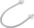 16” Long Alloy Door Loop Metal Wire with Alloy Ends Easy Installation for Mortise Mounting Access Control Protector Stainless Steel Cable Heavy Duty