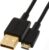 Amazon Basics USB-A to Micro USB Charging Cable, 480Mbps Data Transfer, Gold-Plated Plugs, Compatible with Android Phones and Tablets, 10 Foot, Black